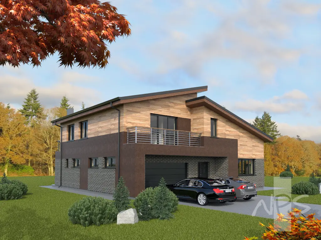 House Plan: 2197 ft², 2 Stories, 3 Beds, Home Office, 3 Baths, Open Floor Plan, 2-Car Garage