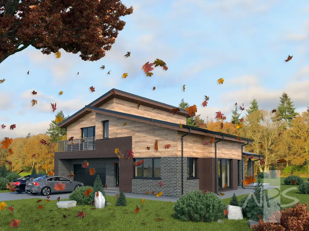 House Plan: 2197 ft², 2 Stories, 3 Beds, Home Office, 3 Baths, Open Floor Plan, 2-Car Garage