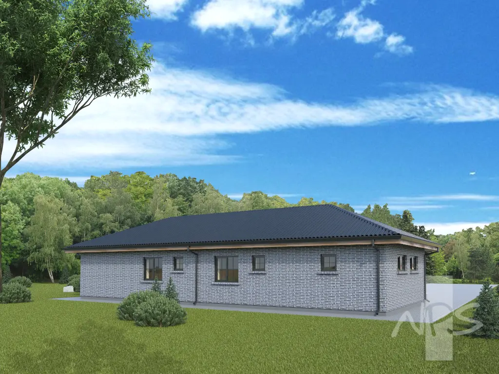 House Plan: 1613 ft², 1 Story, 2 Beds, Home Office, 2 Baths, 1-Car Garage