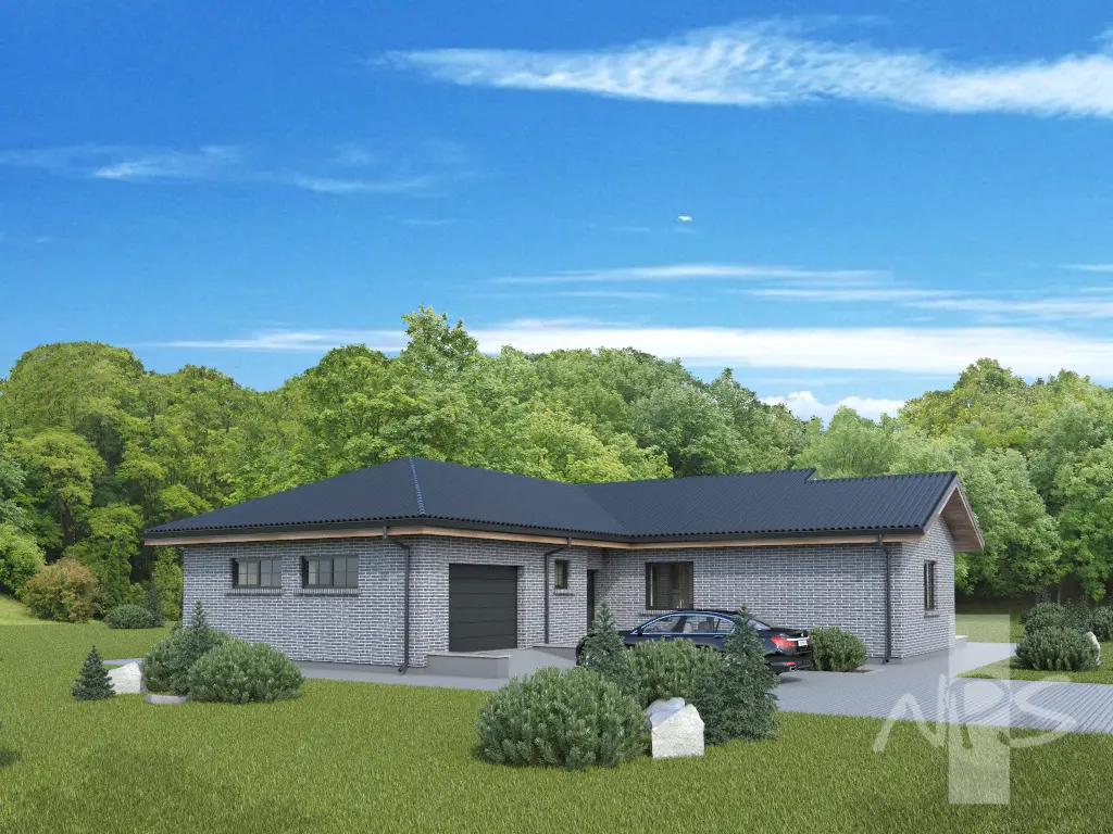 House Plan: 1613 ft², 1 Story, 2 Beds, Home Office, 2 Baths, 1-Car Garage