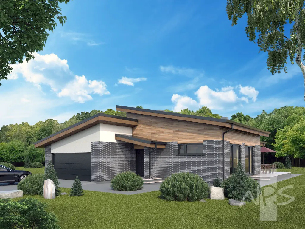 House Plan: 1475 ft², 1 Story, 3 Beds, 1.5 Baths, Open Floor Plan, 1-Car Garage
