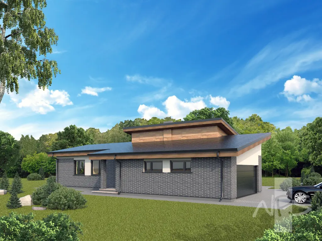 House Plan: 1475 ft², 1 Story, 3 Beds, 1.5 Baths, Open Floor Plan, 1-Car Garage