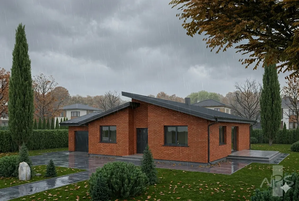 House Plan: 1370 ft², 1 Story, 3 Beds, 1 Baths, Open Floor Plan, 1-Car Garage