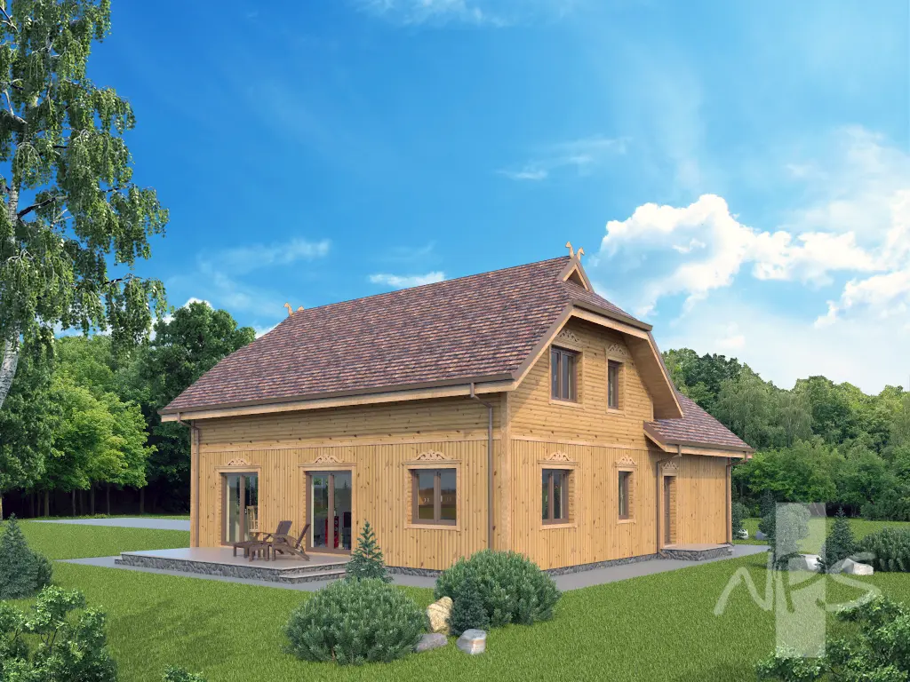House Plan: 1949 ft², 1.5 Stories, 3 Beds, Home Office, 2 Baths, 1-Car Garage