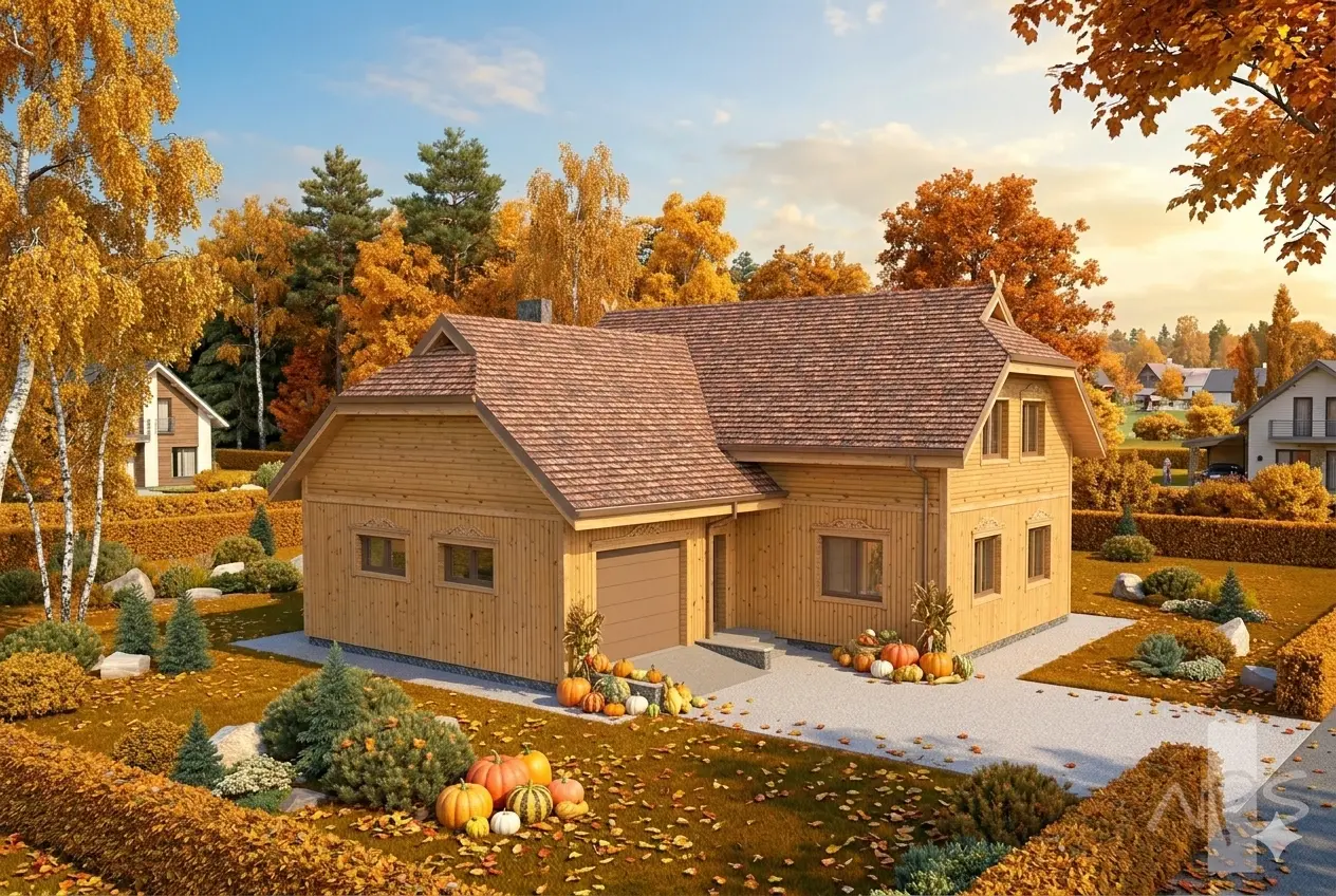 House Plan: 1949 ft², 1.5 Stories, 3 Beds, Home Office, 2 Baths, 1-Car Garage