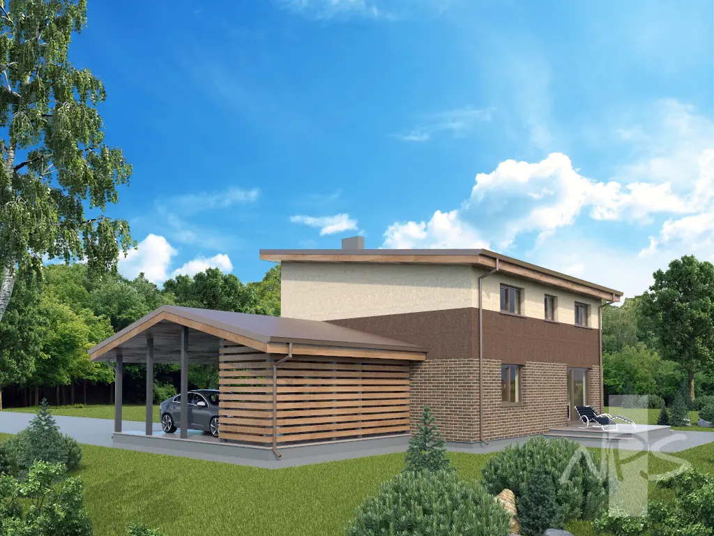 House Plan: 1606 ft², 2 Stories, 3 Beds, Home Office, 2 Baths, Open Floor Plan, Carport