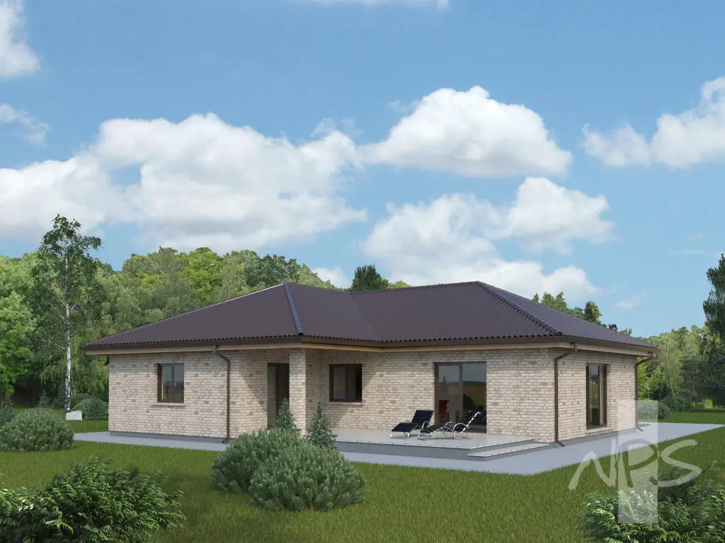 House Plan: 1407 ft², 1 Story, 3 Beds, 2 Baths, Open Floor Plan, 2-Car Garage