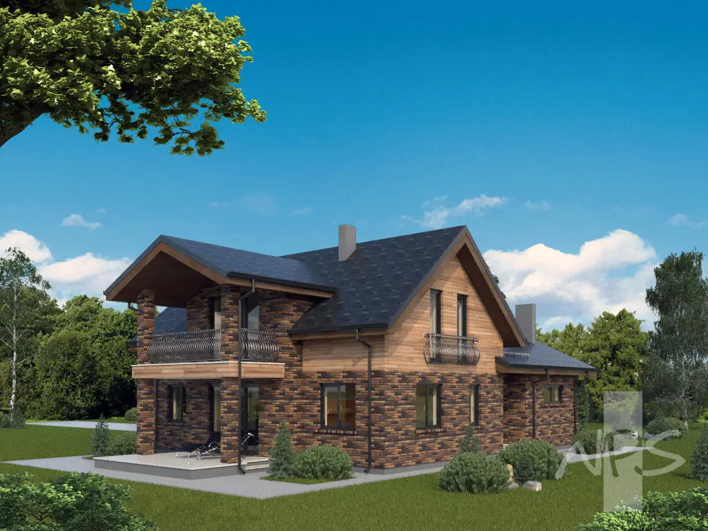 House Plan: 1699 ft², 1.5 Stories, 2 Beds, Home Office, 2 Baths, Open Floor Plan, 1-Car Garage