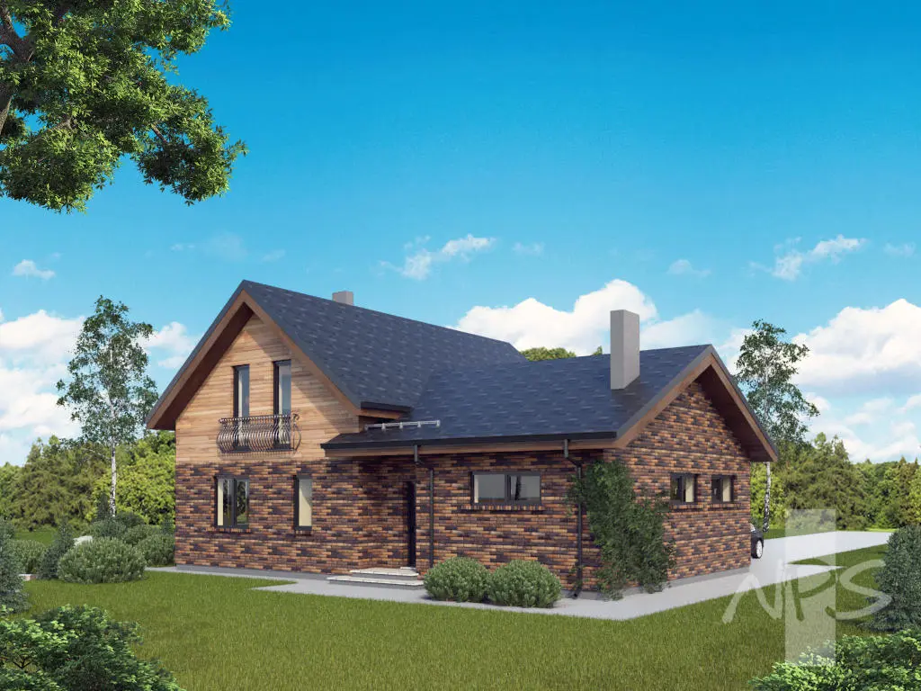 House Plan: 1699 ft², 1.5 Stories, 2 Beds, Home Office, 2 Baths, Open Floor Plan, 1-Car Garage
