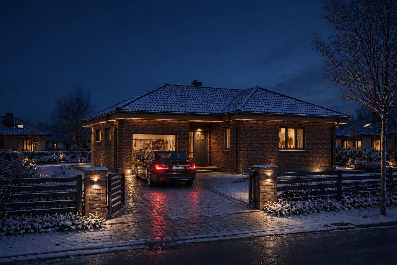 House Plan: 1295 ft², 1 Story, 3 Beds, 1 Baths, Open Floor Plan, 1-Car Garage
