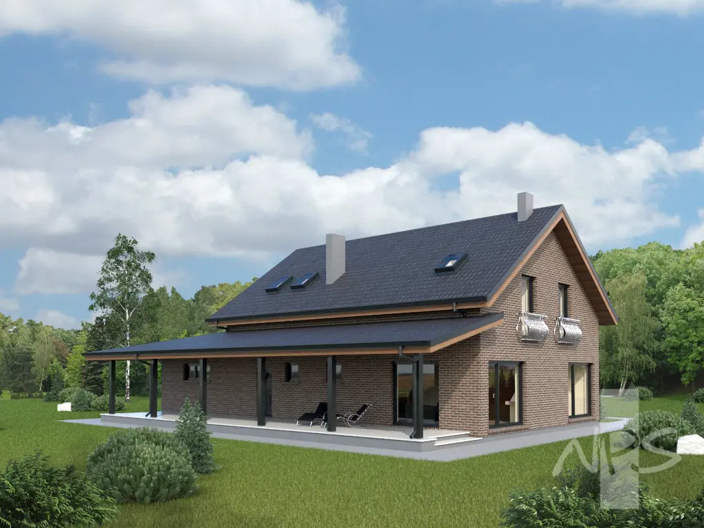 House Plan: 2032 ft², 1.5 Stories, 3 Beds, Home Office, 2.5 Baths, 1-Car Garage