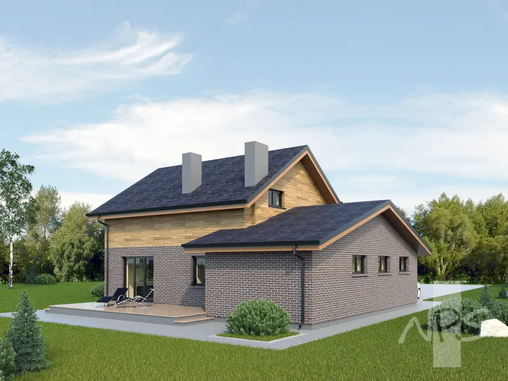 House Plan: 1488 ft², 1.5 Stories, 3 Beds, Home Office, 1.5 Baths, Open Floor Plan, 1-Car Garage