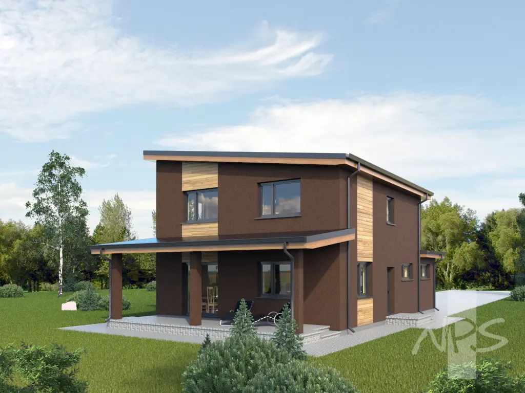 House Plan: 1344 ft², 2 Stories, 3 Beds, 1.5 Baths, 1-Car Garage