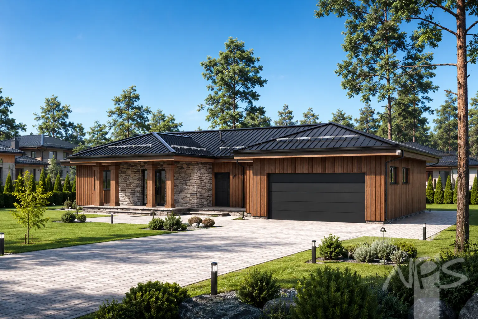 House Plan: 1976 ft², 1 Story, 3 Beds, Home Office, 2 Baths, Open Floor Plan, 2-Car Garage