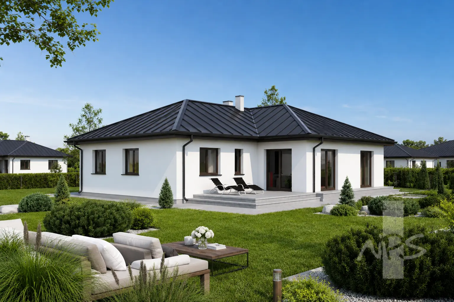 House Plan: 1362 ft², 1 Story, 3 Beds, 1 Baths, Open Floor Plan, 1-Car Garage