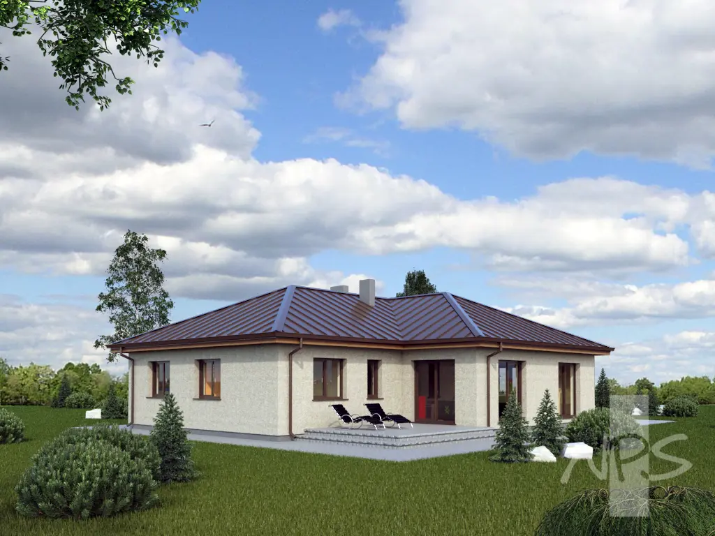 House Plan: 1362 ft², 1 Story, 3 Beds, 1 Baths, Open Floor Plan, 1-Car Garage