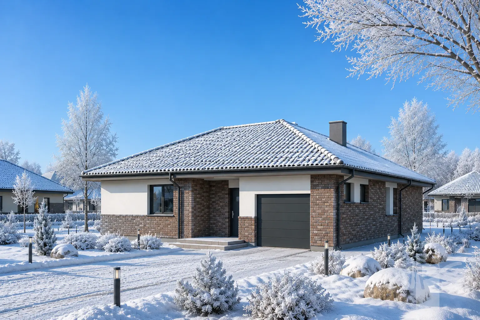 House Plan: 1390 ft², 1 Story, 2 Beds, Home Office, 1 Baths, Open Floor Plan, 1-Car Garage