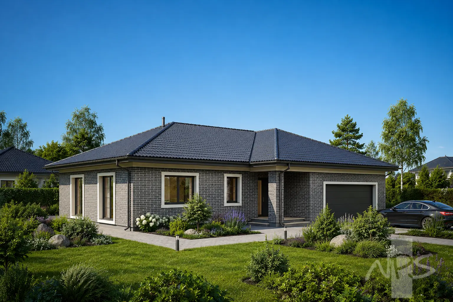 House Plan: 1971 ft², 1 Story, 3 Beds, 3 Baths, 2-Car Garage