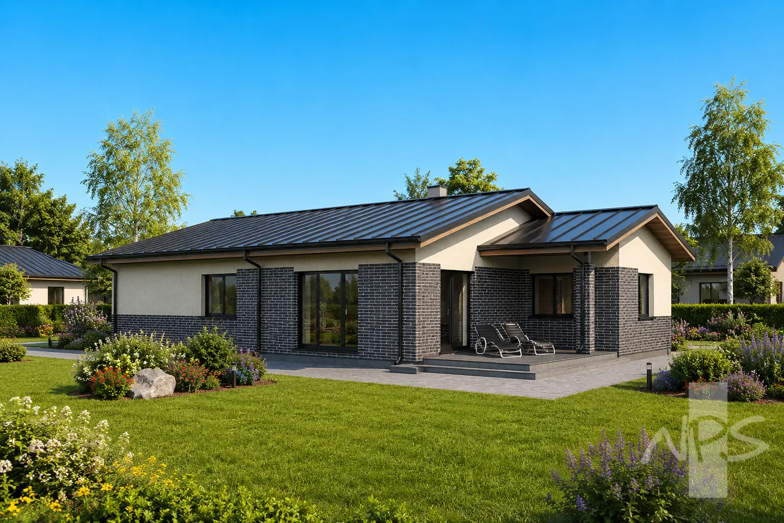 House Plan: 1638 ft², 1 Story, 4 Beds, 2 Baths, 2-Car Garage