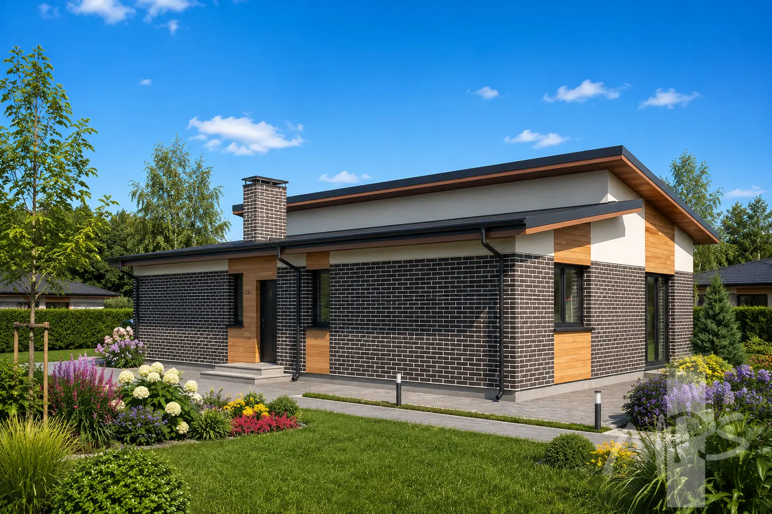 House Plan: 1364 ft², 1 Story, 3 Beds, 1 Baths