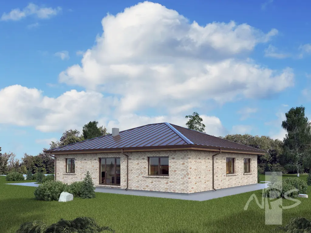 House Plan: 1510 ft², 1 Story, 3 Beds, 1 Baths, Carport