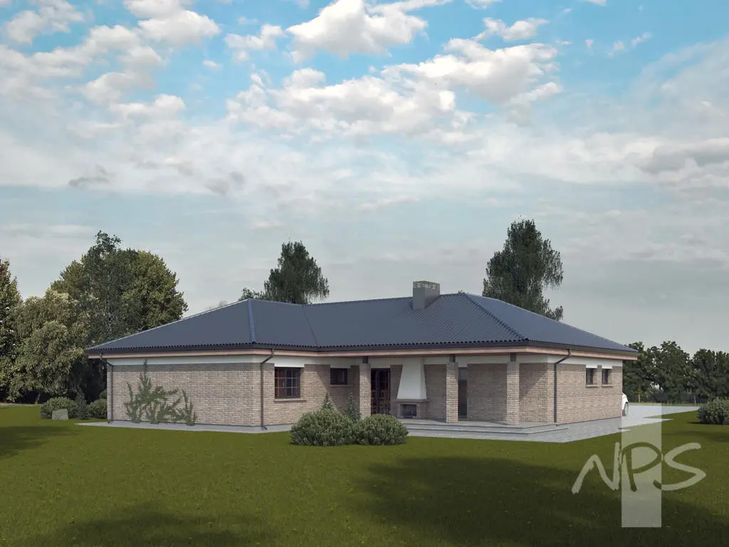 House Plan: 1433 ft², 1 Story, 4 Beds, 1 Baths, Open Floor Plan, 2-Car Garage