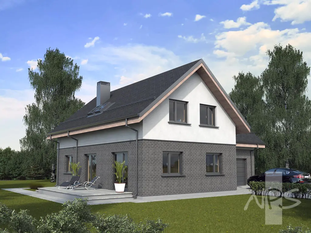 House Plan: 985 ft², 1.5 Stories, 4 Beds, Home Office, 3 Baths, 1-Car Garage