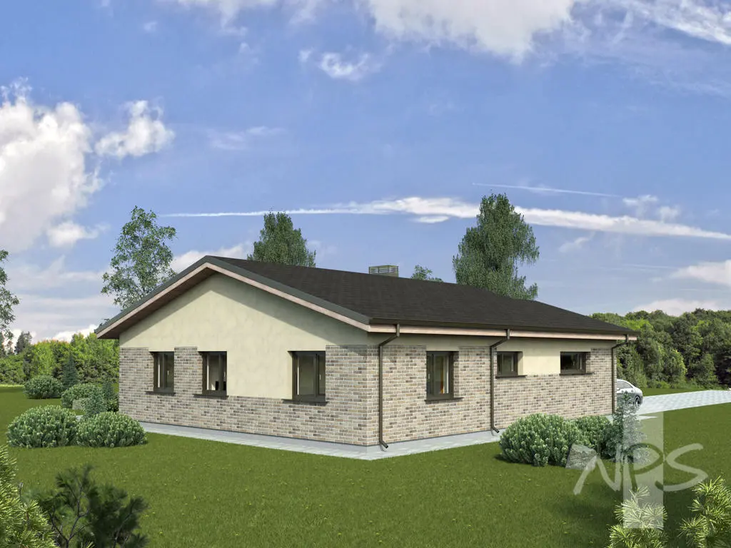 House Plan: 1275 ft², 1 Story, 3 Beds, 1 Baths, Open Floor Plan, 1-Car Garage