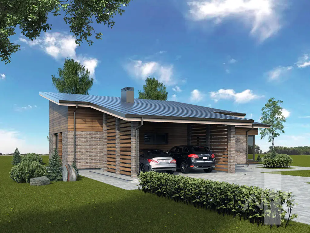 House Plan: 1884 ft², 1 Story, 3 Beds, 1.5 Baths, Open Floor Plan, Carport
