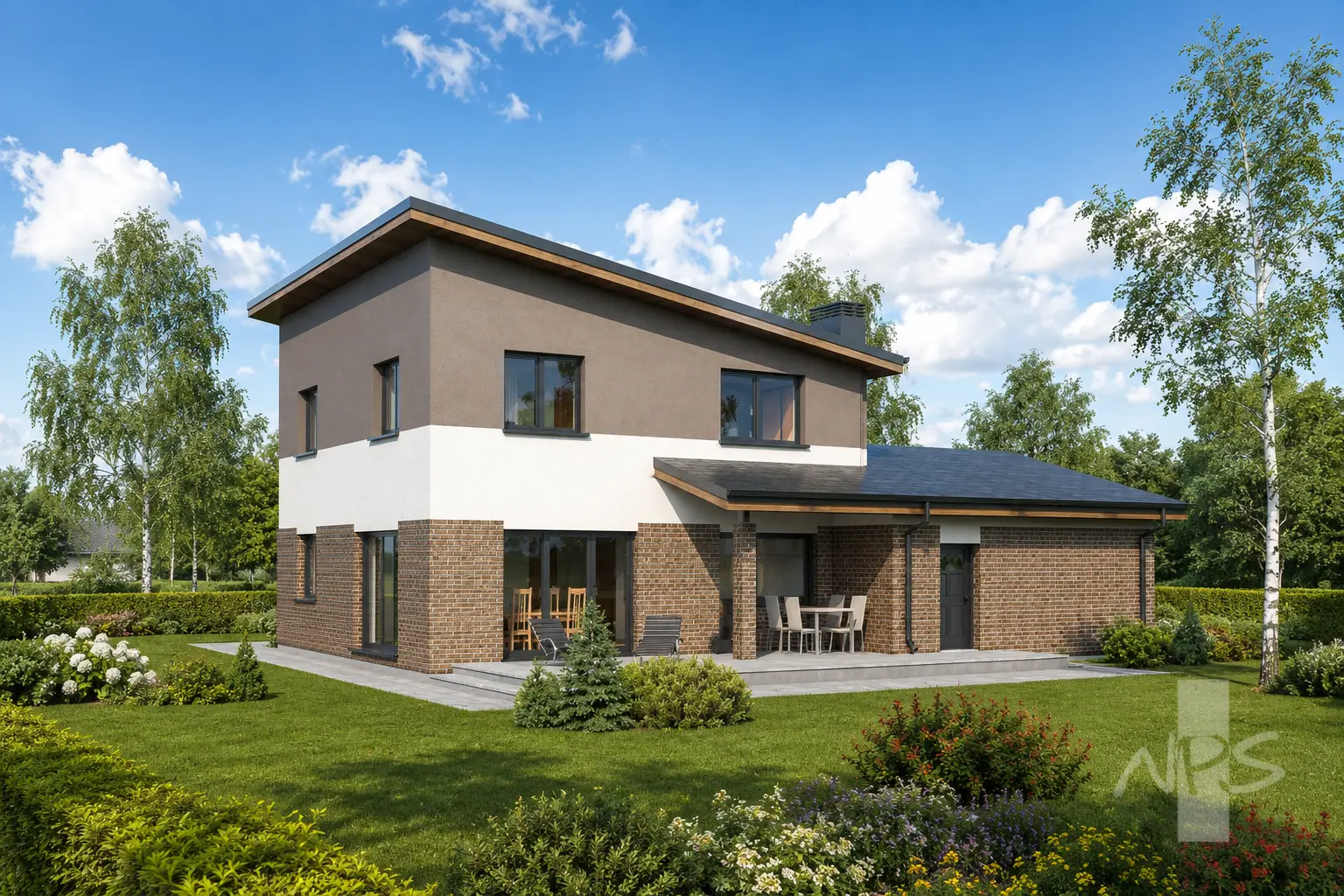 House Plan: 1660 ft², 2 Stories, 3 Beds, Home Office, 2 Baths, Open Floor Plan, 2-Car Garage