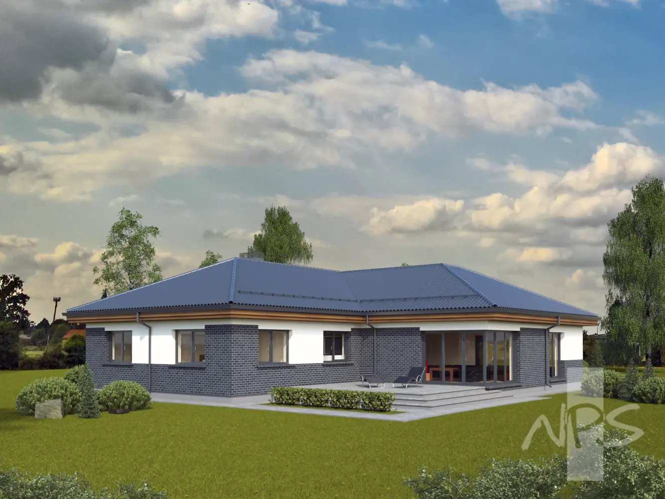 House Plan: 1611 ft², 1 Story, 3 Beds, 1.5 Baths, Open Floor Plan, 2-Car Garage