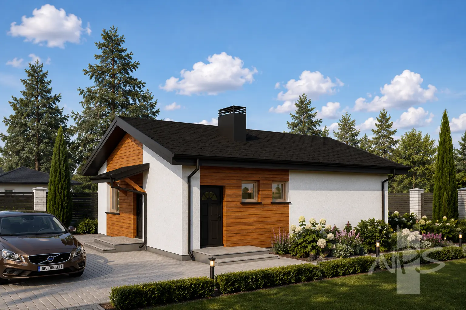 House Plan: 850 ft², 1 Story, 2 Beds, 1 Baths, Open Floor Plan
