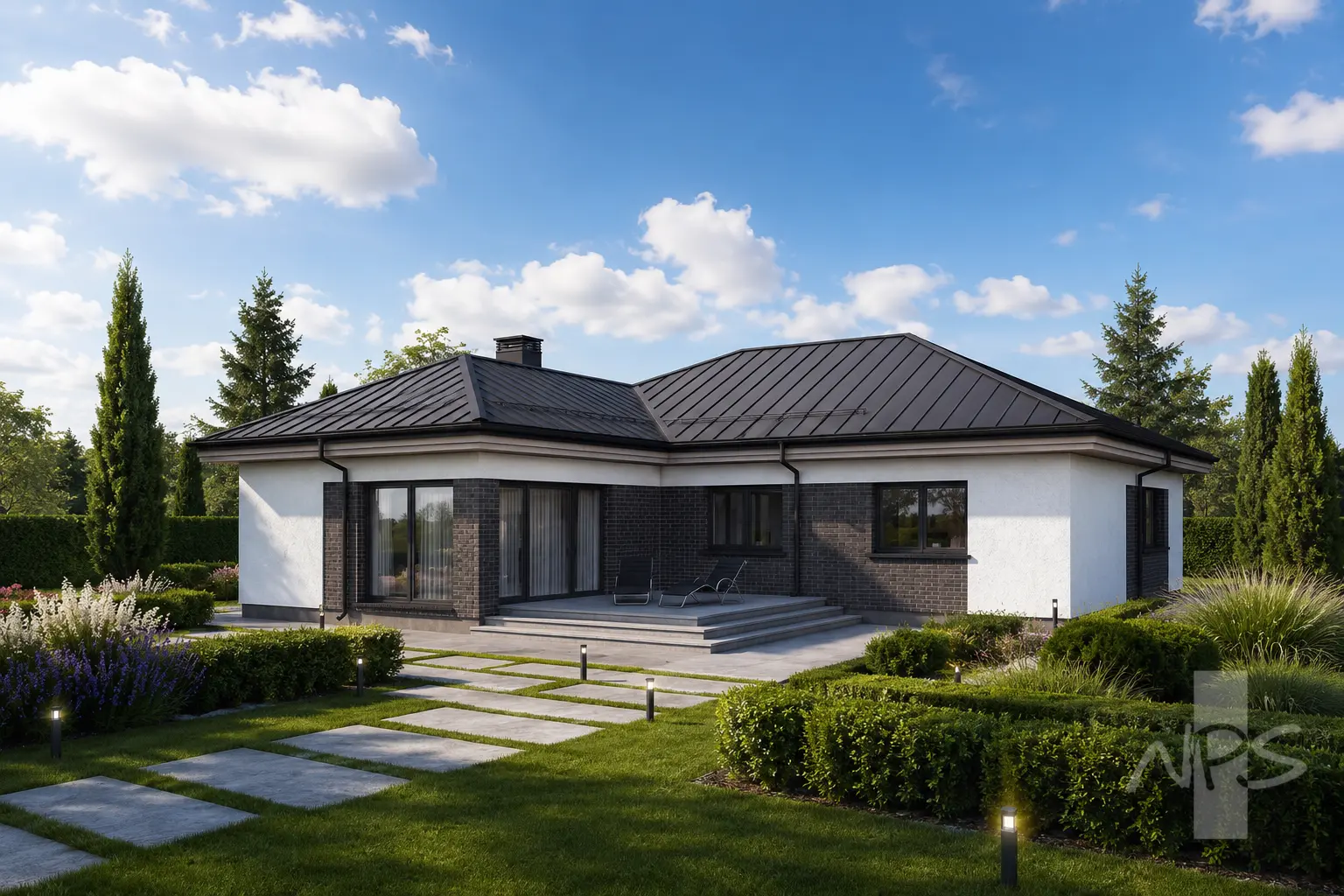 House Plan: 1492 ft², 1 Story, 3 Beds, 1.5 Baths, 1-Car Garage
