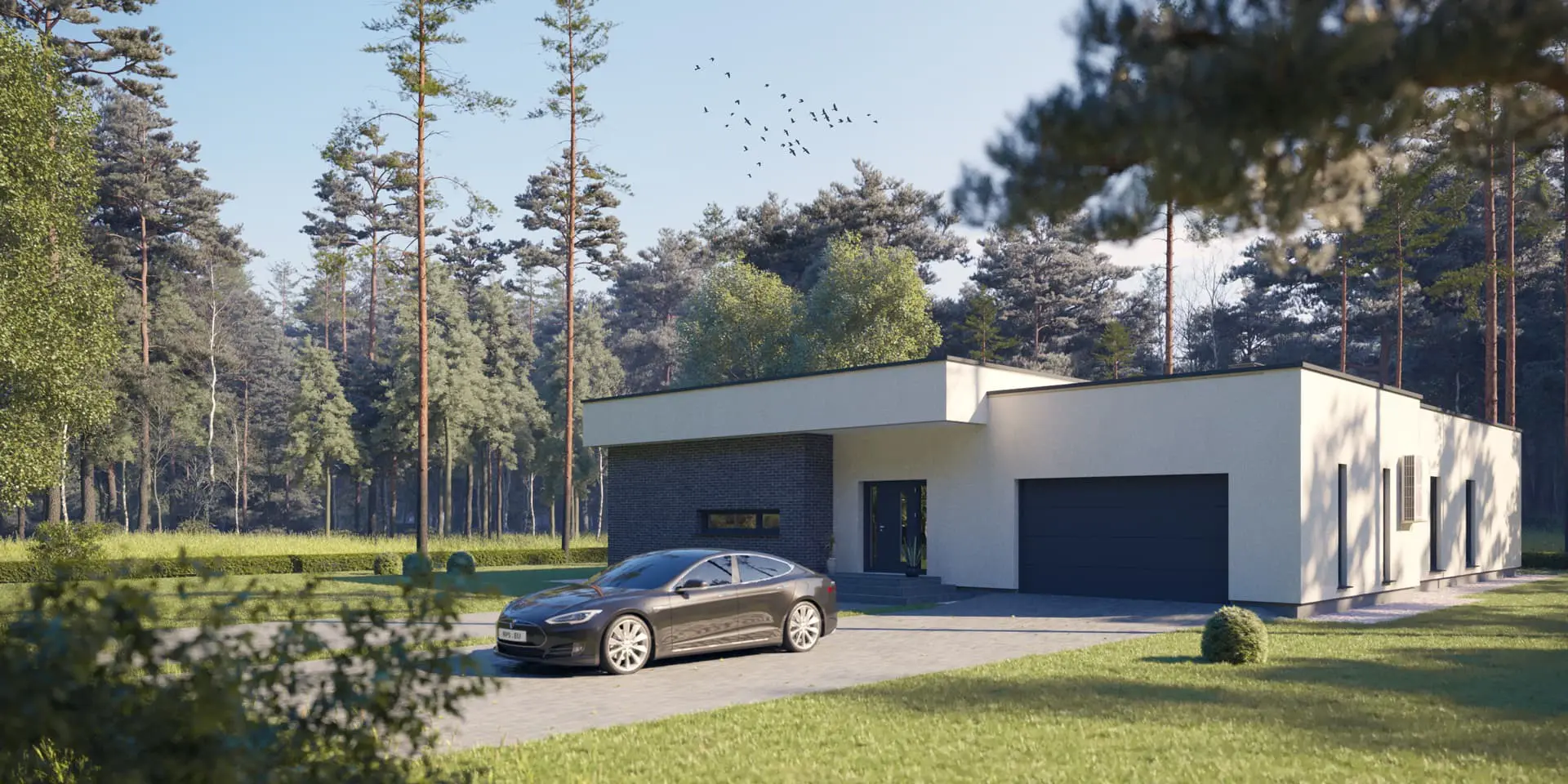 House Plan: 1943 ft², 1 Story, 3 Beds, Home Office, 2 Baths, Open Floor Plan, 2-Car Garage