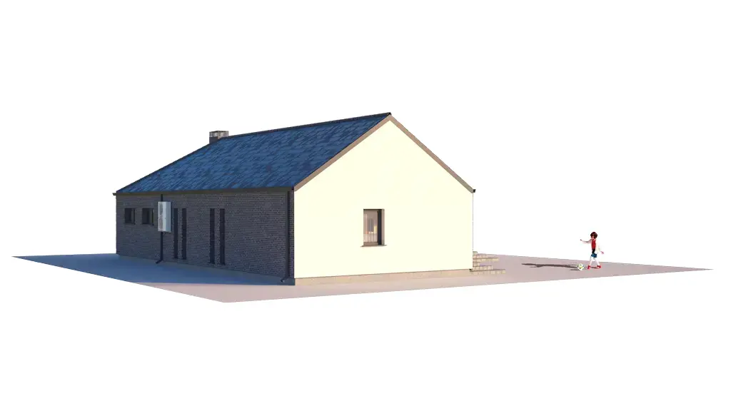 House Plan: 1547 ft², 1 Story, 3 Beds, 1 Baths, Open Floor Plan, 1-Car Garage