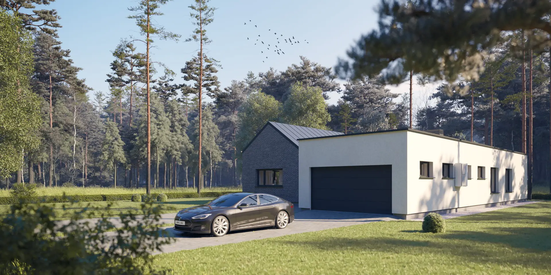 House Plan: 1626 ft², 1 Story, 3 Beds, 2 Baths, Open Floor Plan, 2-Car Garage