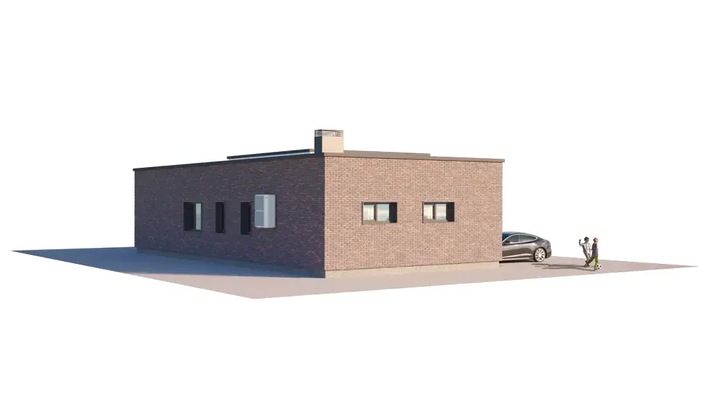 House Plan: 1169 ft², 1 Story, 3 Beds, 1 Baths, Open Floor Plan, 1-Car Garage