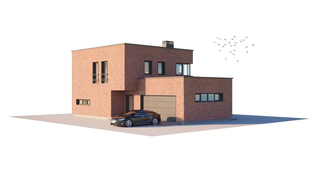 House Plan: 1532 ft², 2 Stories, 3 Beds, 2.5 Baths, Open Floor Plan, 2-Car Garage