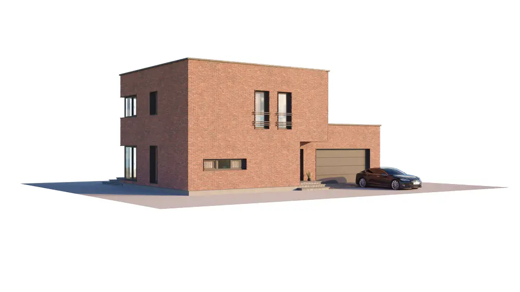 House Plan: 1532 ft², 2 Stories, 3 Beds, 2.5 Baths, Open Floor Plan, 2-Car Garage