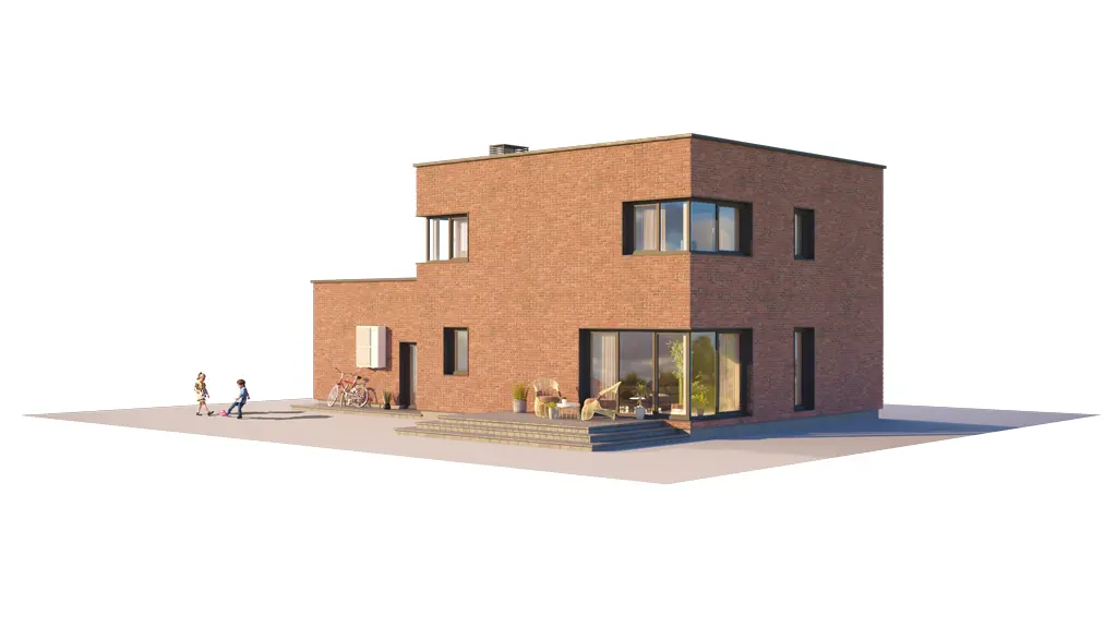 House Plan: 1532 ft², 2 Stories, 3 Beds, 2.5 Baths, Open Floor Plan, 2-Car Garage