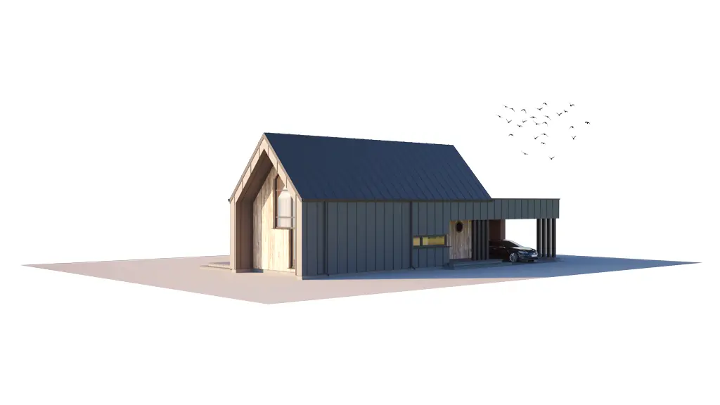 House Plan: 1570 ft², 1.5 Stories, 3 Beds, 2 Baths, Carport