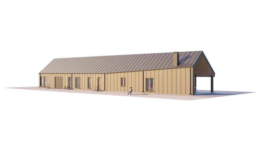 House Plan: 2194 ft², 1 Story, 3 Beds, Home Office, 3 Baths, Open Floor Plan, 2-Car Garage