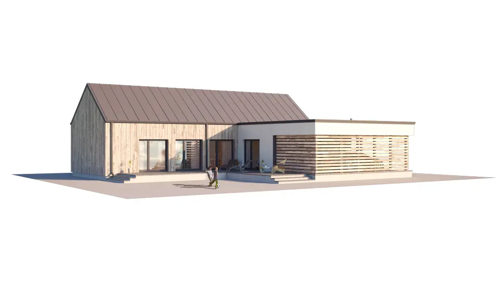 House Plan: 1371 ft², 1 Story, 3 Beds, 2 Baths, Open Floor Plan, Carport