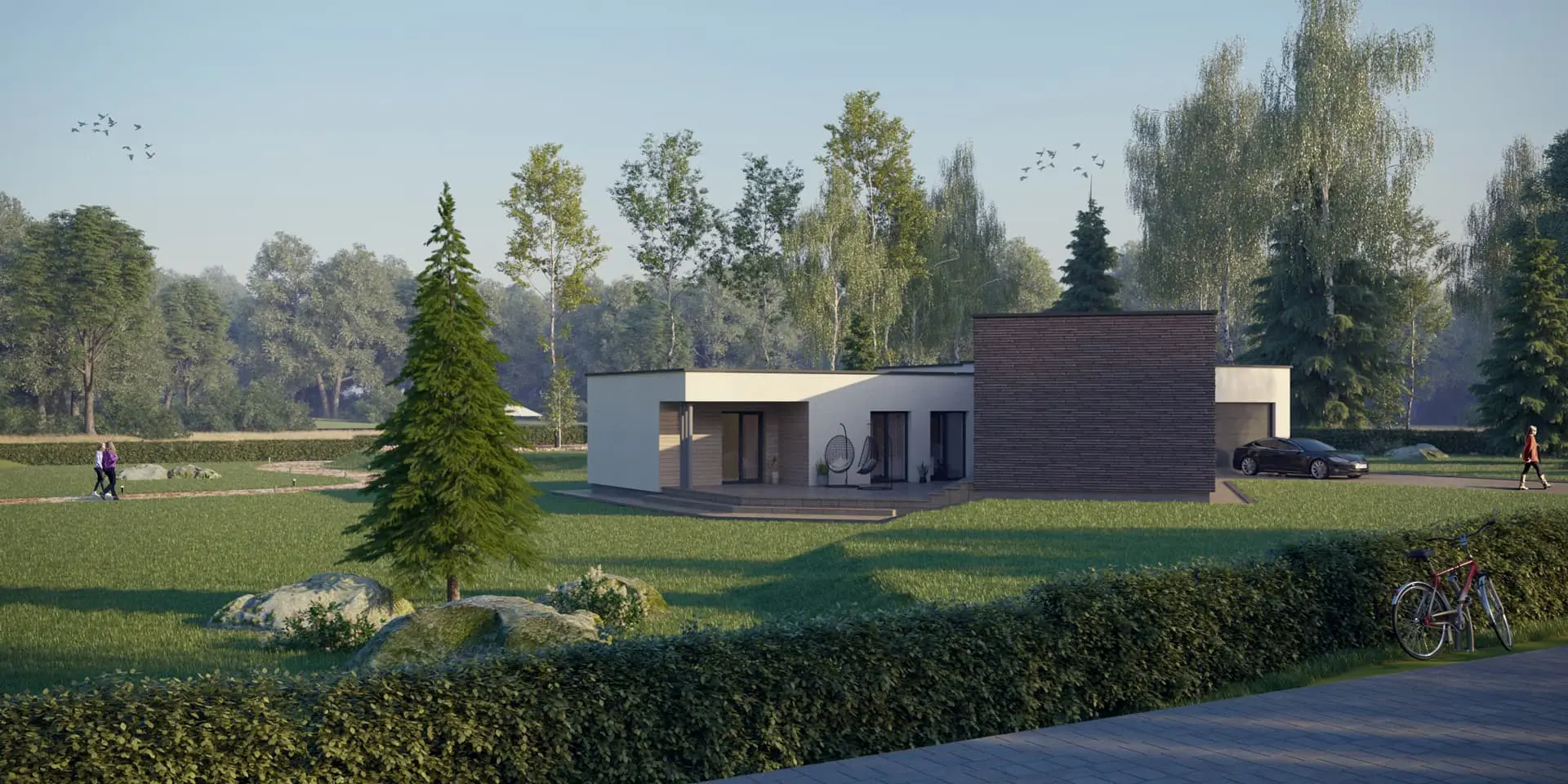 House Plan: 1715 ft², 1 Story, 3 Beds, Home Office, 2 Baths, Open Floor Plan, 2-Car Garage