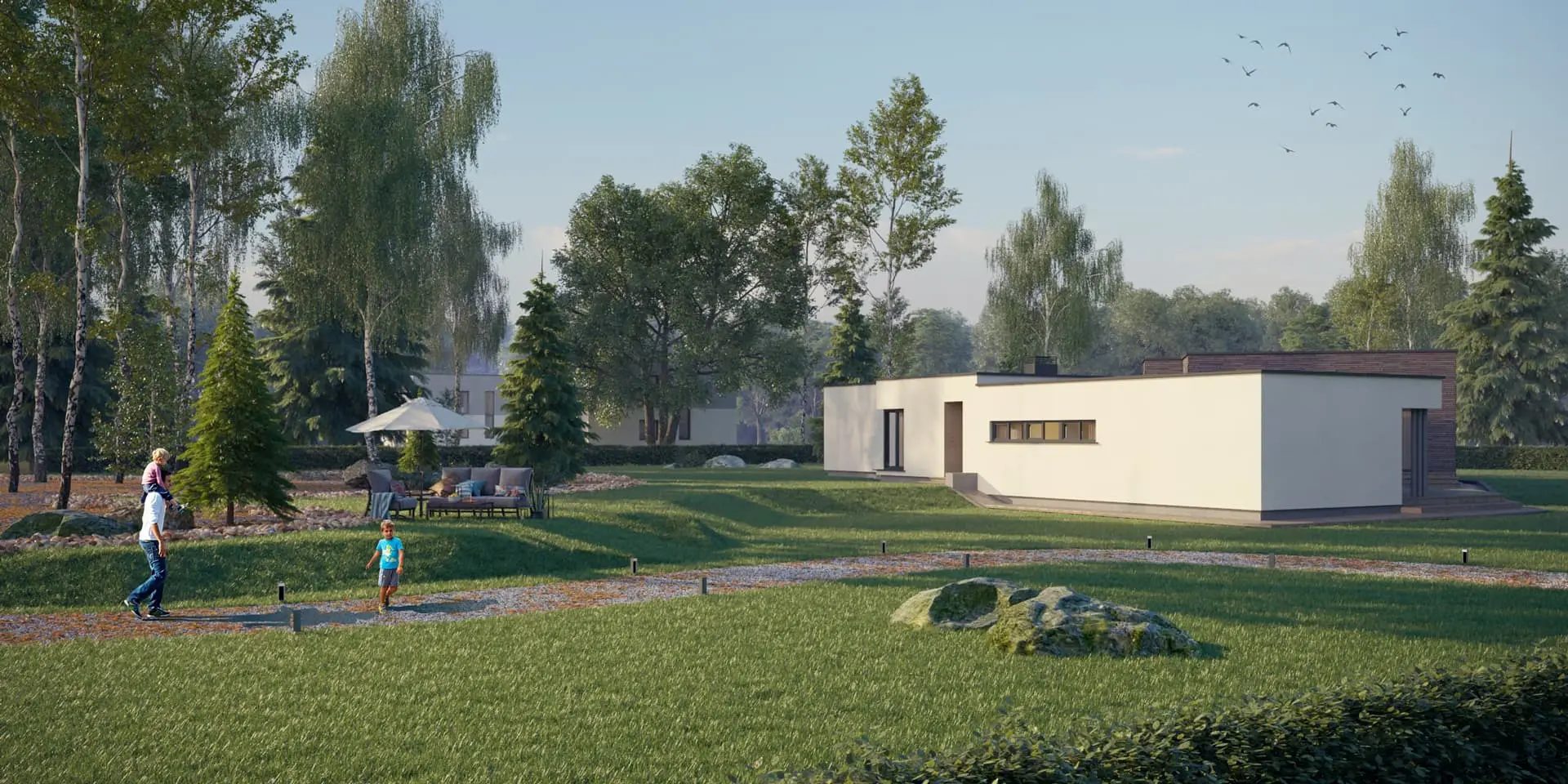 House Plan: 1715 ft², 1 Story, 3 Beds, Home Office, 2 Baths, Open Floor Plan, 2-Car Garage