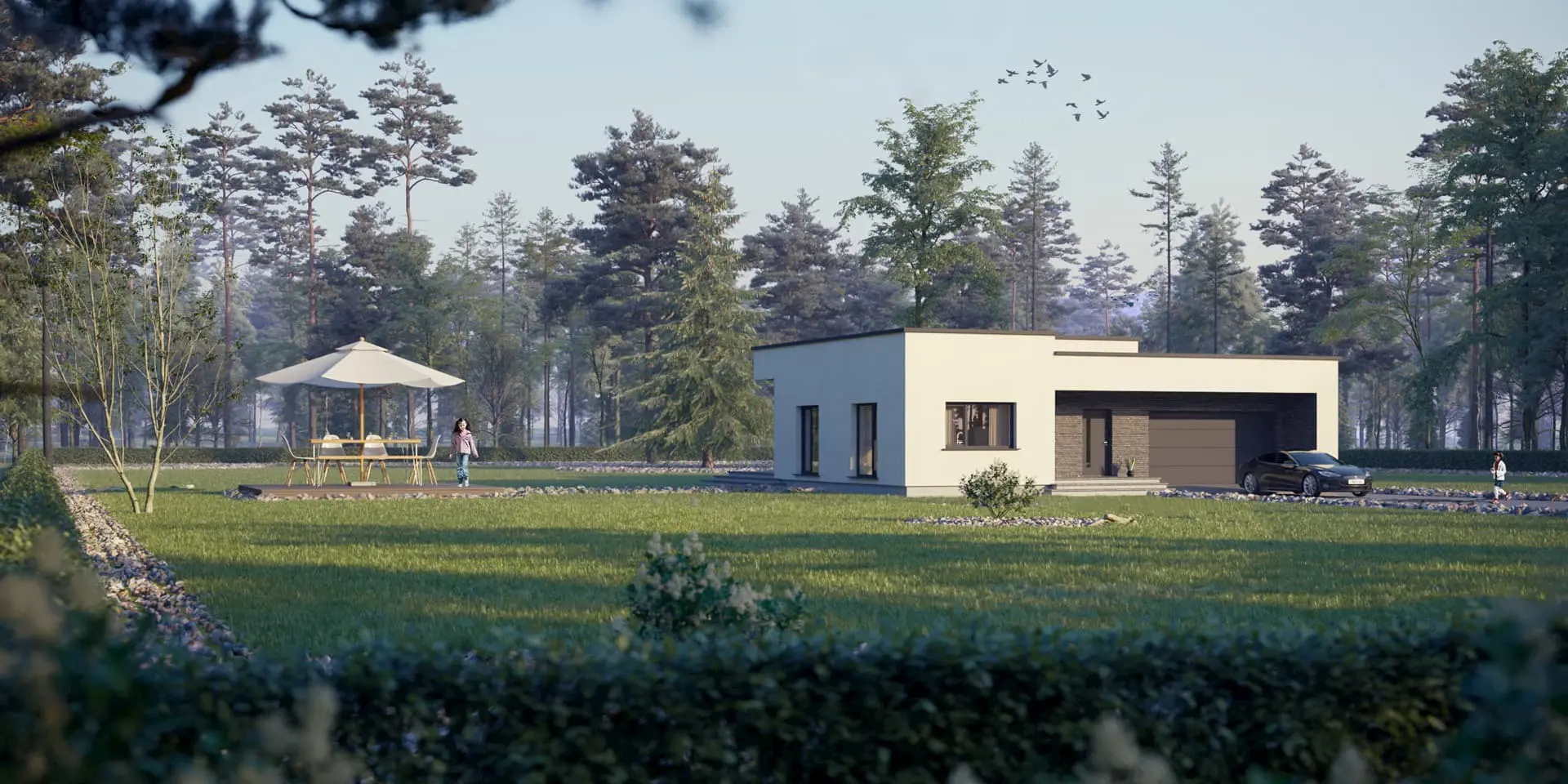 House Plan: 1540 ft², 1 Story, 3 Beds, 2 Baths, Open Floor Plan, 2-Car Garage