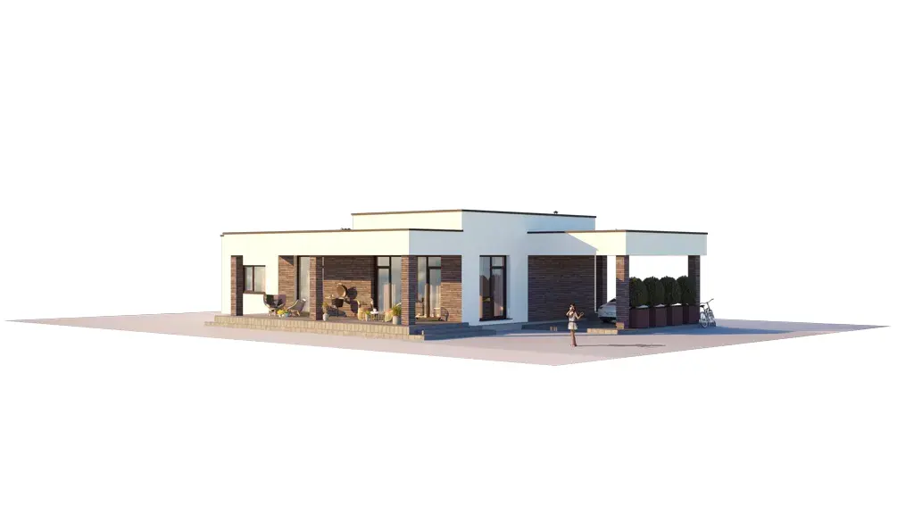 House Plan: 1477 ft², 1 Story, 3 Beds, 1 Baths, Open Floor Plan, Carport