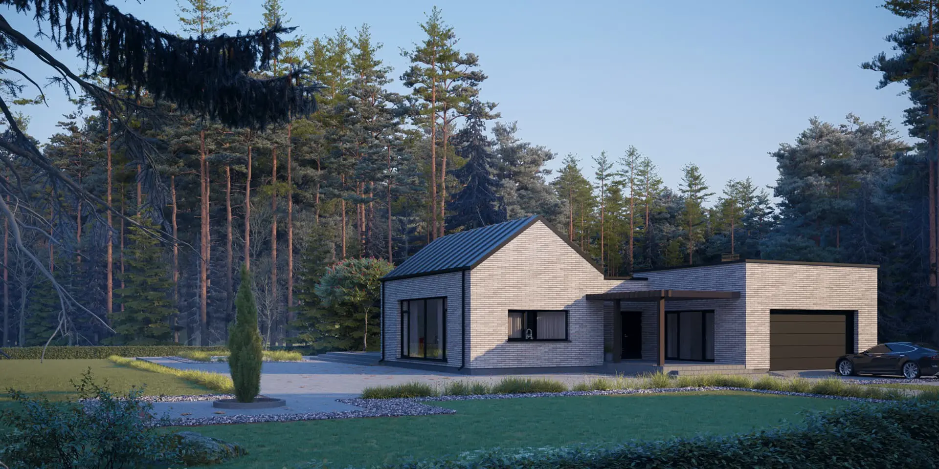 House Plan: 1811 ft², 1 Story, 3 Beds, 2 Baths, Open Floor Plan, 2-Car Garage