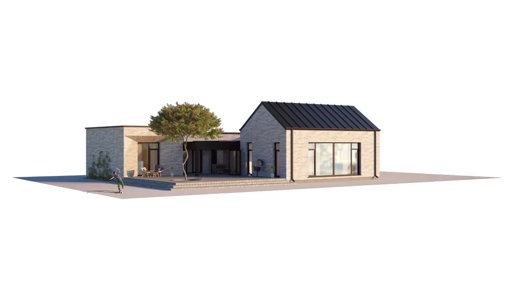 House Plan: 1811 ft², 1 Story, 3 Beds, 2 Baths, Open Floor Plan, 2-Car Garage