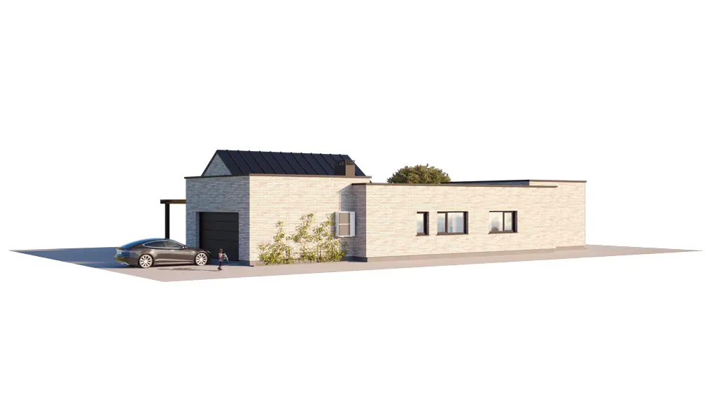 House Plan: 1811 ft², 1 Story, 3 Beds, 2 Baths, Open Floor Plan, 2-Car Garage